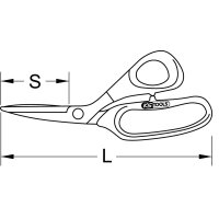 Teppichschere, 230mm