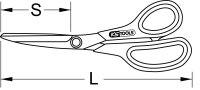 Universal-Werkstattschere, 220mm