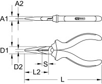 Ultimateplus Telefonzange, 165mm