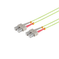 Duplex Patchkabel SC/SC 50/125µ, OM5 lindgrün...