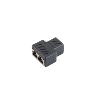 cat. 6A Patchkabeladapter RJ45 Buchse /2x Buchse