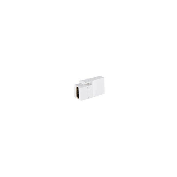 Keystone Verbinder HDMI-A-Buchse 18Gbps, Winkel