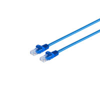 RJ45 Patchkabel CAT 7 Rohkabel U/UTP blau 0,25m