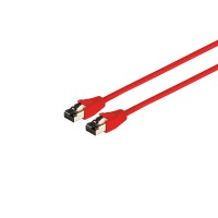 Patchkabel cat 8.1 F/FTP PIMF LSZH rot 0,25m