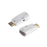 HDMI Stecker auf VGA Buchse + 3,5mm Klinkenbuchse