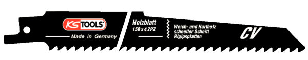 Säbelsägeblatt, CV, 150mm, 6,3mm, 5er Pack