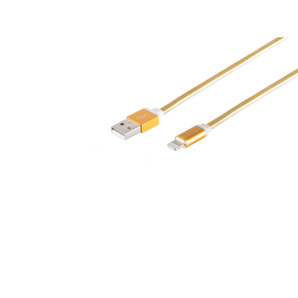 USB-Ladekabel A Stecker auf 8-pin Stecker 0,9m