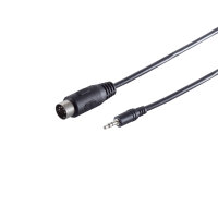 Klinkenst. 3,5mm Stereo/ Diodenstecker 5-pol. 1,5m