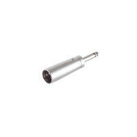 XLR-Stecker / Klinkenstecker 6,3 mm , MONO