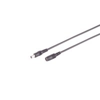 DC-Verlängerung, 2,5/5,5mm, DC-Stecker auf DC...