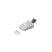 Netzwerkstecker RJ45 mit Einfädelhilfe, für cat.7