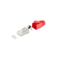 Stecker SET für Verlegekabel bis AWG 23 rot VE 1