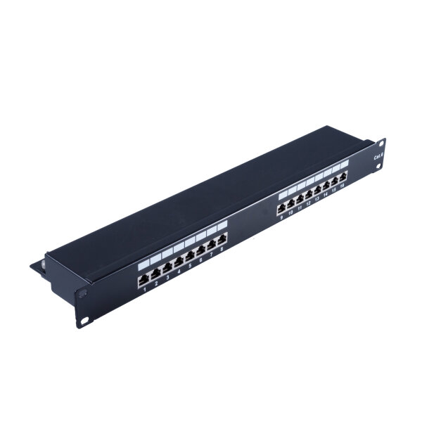 cat 6 19" 1HE-Patchpanel 16 Port