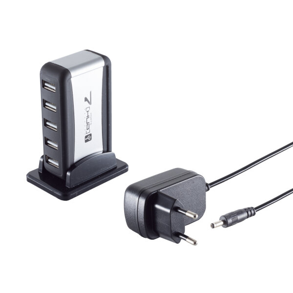 USB 2.0 High-SPEED HUB-7 FACH mit Netzteil