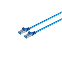 Patchkabel cat6A S/FTP PIMF blau 0,25m