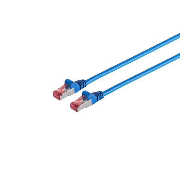 Patchkabel cat6A S/FTP PIMF Halogenfrei blau 0,15m