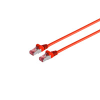 Patchkabel cat6A S/FTP PIMF Halogenfrei rot 0,15m