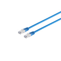 Patchkabel cat 6 S/FTP PIMF Halogenfrei blau 0,5m