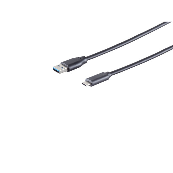 USB Kabel, 3.1 C-Stecker - 3.0 A-Stecker, 0,5m