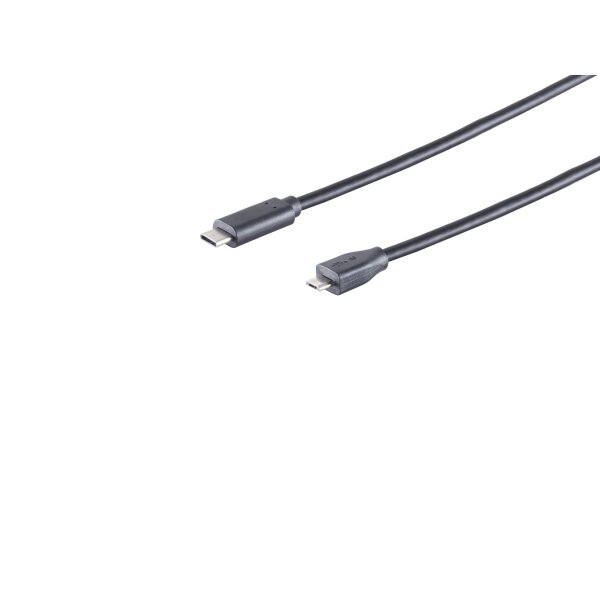 USB Kabel, 3.1 C-Stecker - 2.0 Micro B-Stecker 1m