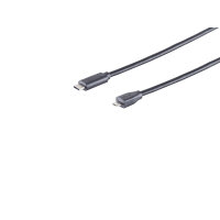 USB Kabel, 3.1 C-Stecker - 2.0 Micro B-Stecker 1m