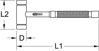 Messinghammer, 260mm