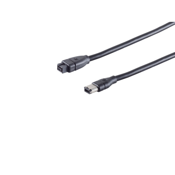 FireWire-Kabel IEEE 1394B 9pol St/1394A 6pol  1,8m