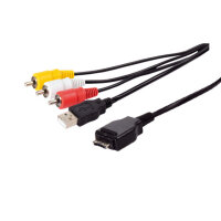 Cyber Shot USB 2.0, 3x Cinch St. auf Sony St. 1,5m