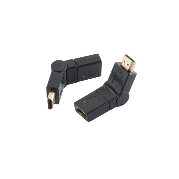 Adapter HDMI-St./HDMI-Buchse Winkel Rotator verg.