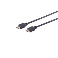 HDMI A-Stecker auf HDMI A-Stecker OD6mm verg, 1m