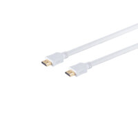 HDMI A-St. / HDMI A-St. verg. HEAC weiß Nylon 7,5m