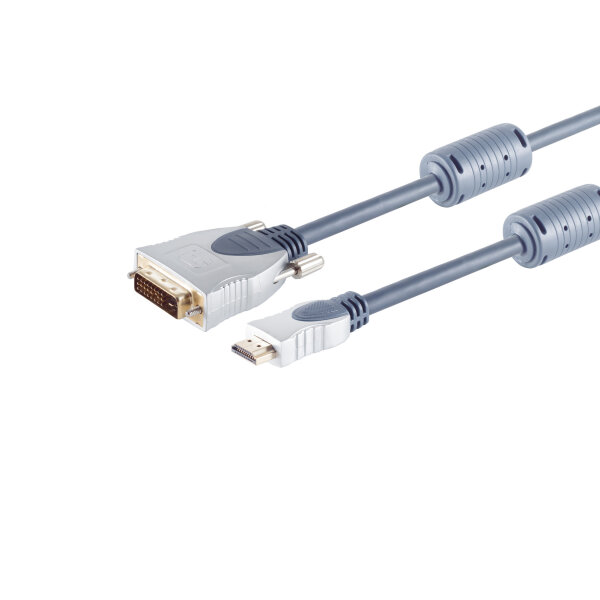 Home-Cinema HDMI Stecker auf DVI-D St.,1,0m