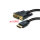 HDMI Stecker / DVI-D 18+1 Stecker verg. Ferrit 2m