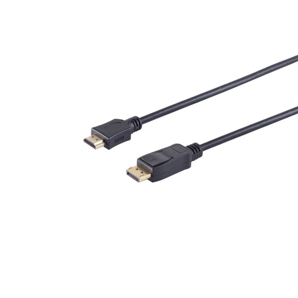 Displayportkabel-Displayport Stecker auf HDMI Stecker, vergoldete Kontakte, 3,0m