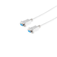 Null-Modem-Kabel 2x9-pol. Sub-D-Buchse 3m