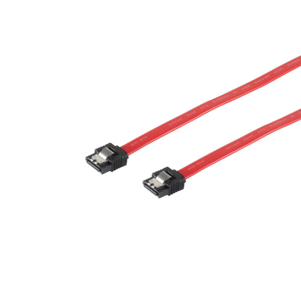 SATA-III-Kabel 3/6Gps. St./St. Befestigung 1m