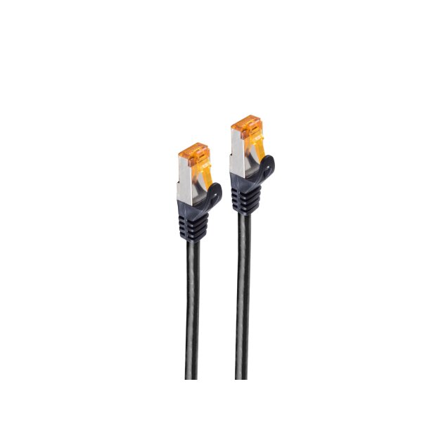 shiverpeaks®--Netzwerkkabel Patchkabel CAT 6a S/FTP Outdoor schwarz 5,0m