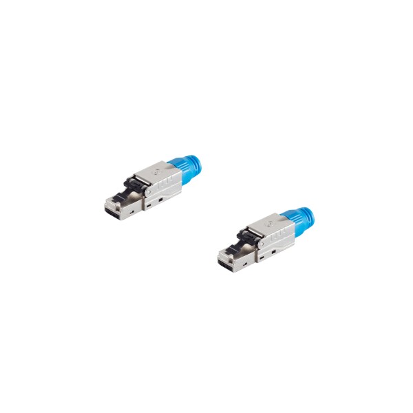 shiverpeaks®--Netzwerk-RJ45 cat. 8.1 feldkonfektionierbarer Metall-Stecker--VE2