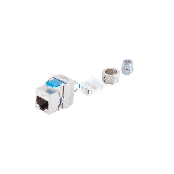 shiverpeaks®--Netzwerk-RJ45 cat. 8.1 feldkonfektionierbarer Keystone Metall