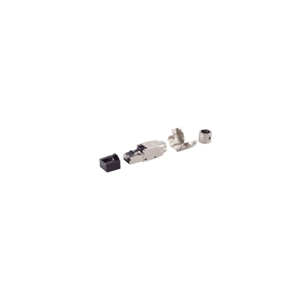 shiverpeaks®--Netzwerkstecker, cat. 8.1 Tool-less RJ45 Stecker, werkzeuglos, Winkel, STP