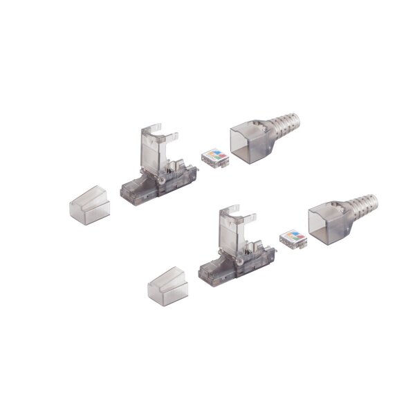 shiverpeaks®--Netzwerkstecker, cat. 6A Tool-less RJ45 Stecker, werkzeuglos, UTP--VE2