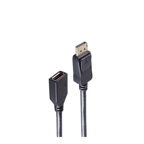 shiverpeaks®--Displayportkabel Verlängerungskabel, DisplayPort Stecker auf Buchse, 1.2, 4K, 3m