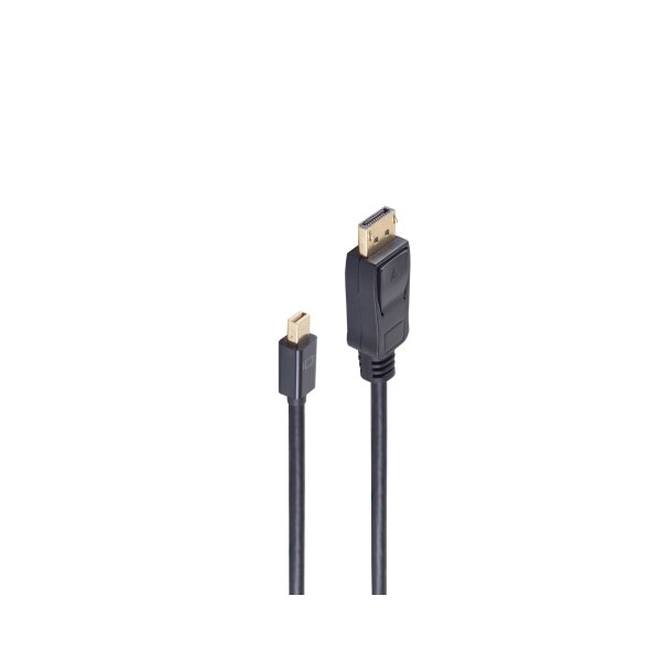 shiverpeaks®--MINI Displayport Anschlusskabel 1.2, MINI Stecker auf Displayport Stecker, 4K2K, 1m