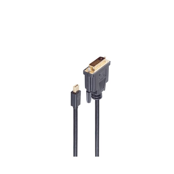 shiverpeaks®--Mini Displayport Stecker 1.2 auf DVI-D 24+1 Stecker, schwarz, 1m