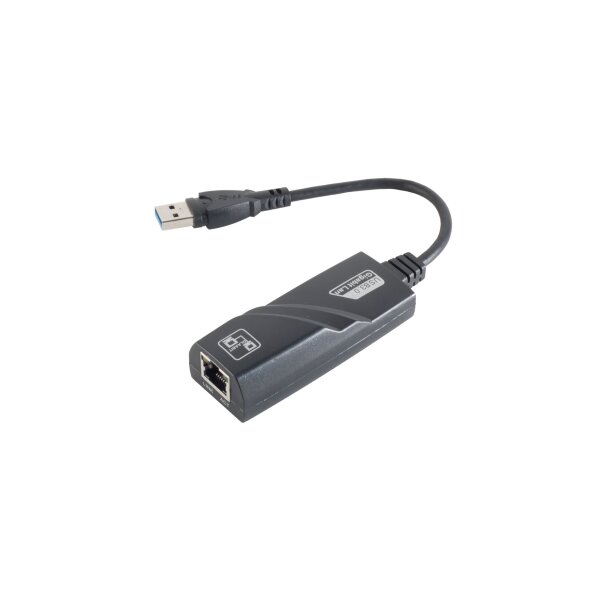 shiverpeaks®--Ethernet Adapter USB 3.0 A Stecker auf RJ45 Buchse