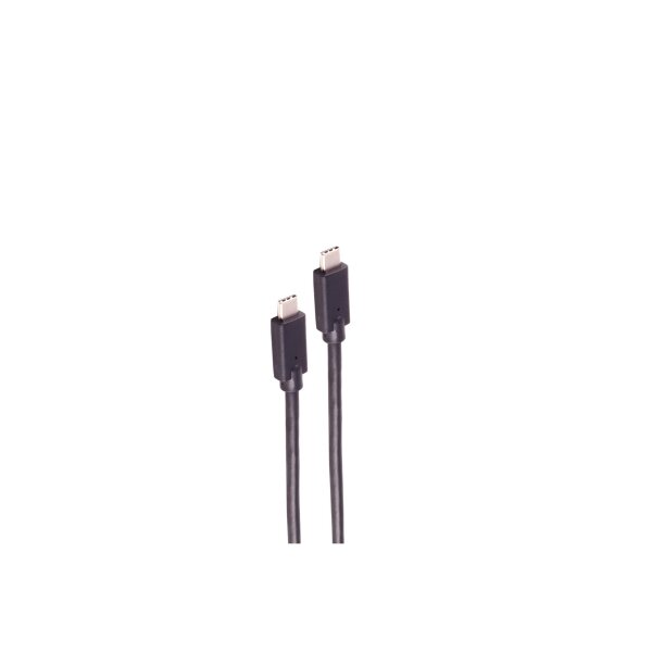 shiverpeaks®--USB-C Verbindungskabel, USB-C Stecker auf USB C Stecker, 3.2 Gen 2x2, 100W, 0,25m