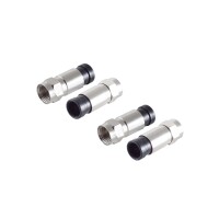 shiverpeaks®--Stecker-SET, 2x F-Kompressionstecker...