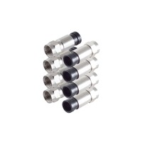 shiverpeaks®--Stecker-SET, 4x F-Kompressionstecker...