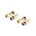 shiverpeaks®--Stecker-SET, 2x F-Kompressionsstecker vergoldet für Kabel 7,2mm