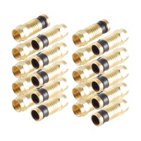 shiverpeaks®--Stecker-SET, 10x F-Kompressionsstecker...